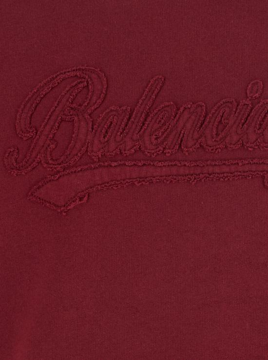 26FW 발렌시아가 후드 티셔츠 A0017O RED - BALENCIAGA