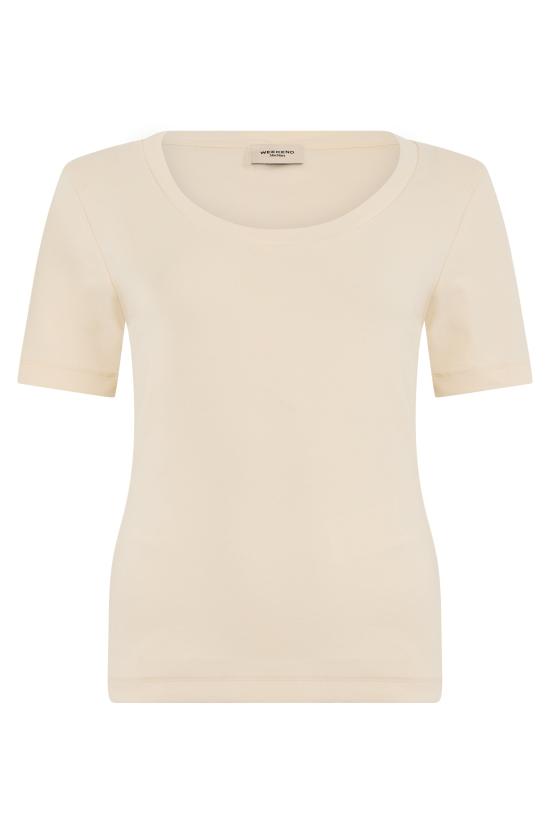 26FW 위켄드막스마라 폴로 티셔츠 WKDMULTIJ CREAM
