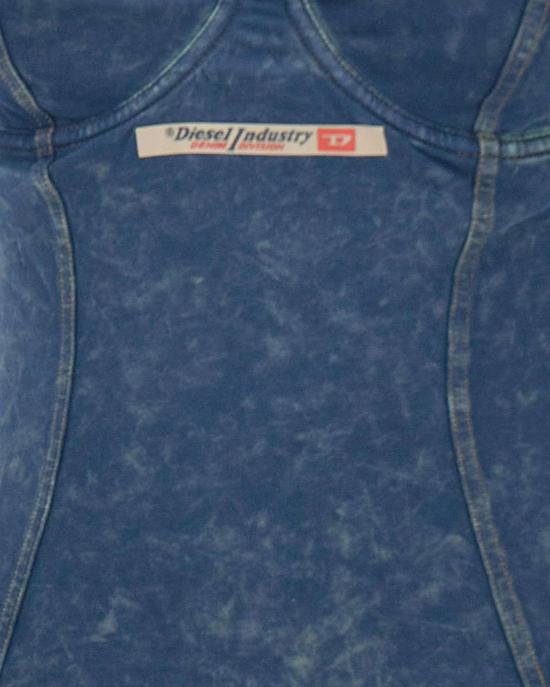 26FW 디젤 바디수트 티셔츠 A22550 BLUE - DIESEL