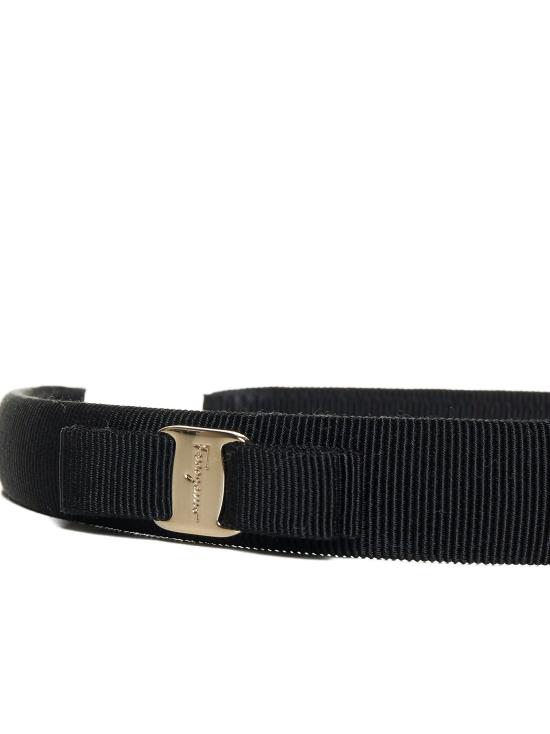 26FW 살바토레 페라가모 헤어 액세서리 340086PTAVARAPI430314 BLACK - SALVATORE FERRAGAMO