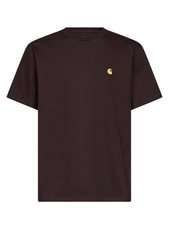26FW 칼하트 WIP 숏슬리브 체이스 티셔츠 I026391 3XEXX BROWN