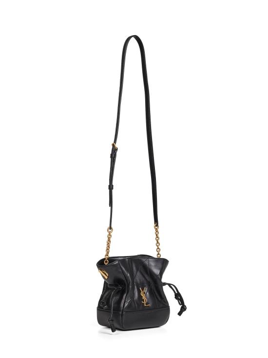 26FW 생로랑 램스킨 제이미 미니 숄더 파우치 859174AAB321000 BLACK - SAINT LAURENT