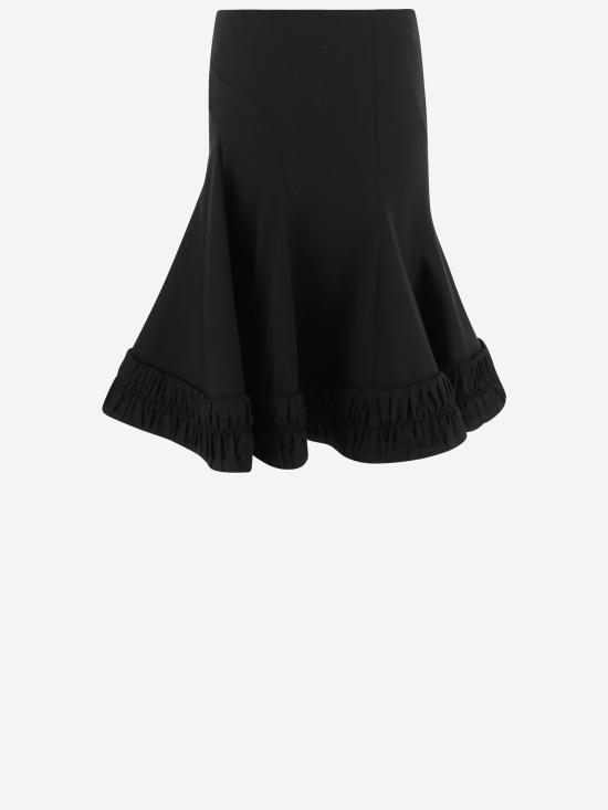 26SS 드리스 반 노튼 스커트 010822 BLACK