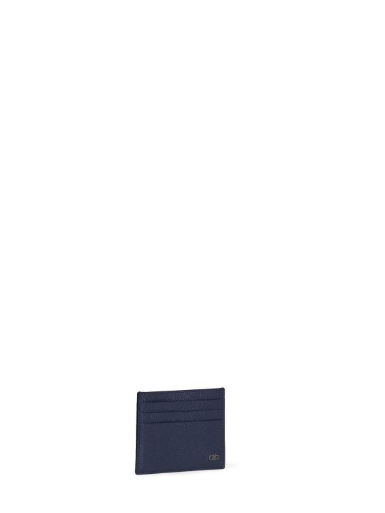 26FW 살바토레 페라가모 간치니 카드지갑 661478MICROGANCIO791945 NAVY - SALVATORE FERRAGAMO