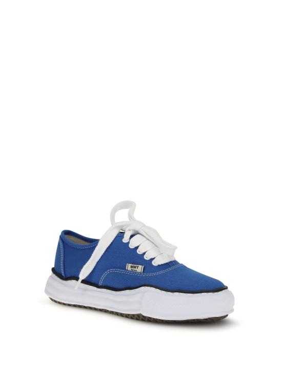 26SS 메종 미하라 야스히로 베이커 OG 솔 캔버스 로우 컷 A02FW704 BLUE