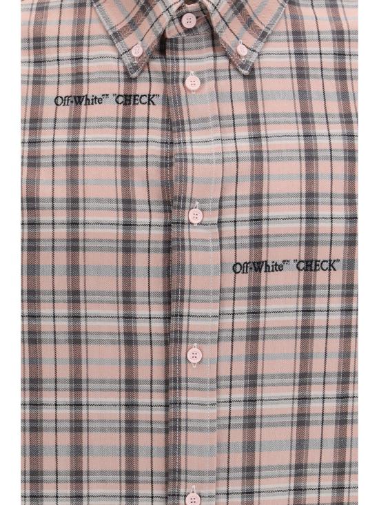 26SS 오프화이트 셔츠 44XGE04MS26F001680 PINK - OFF WHITE