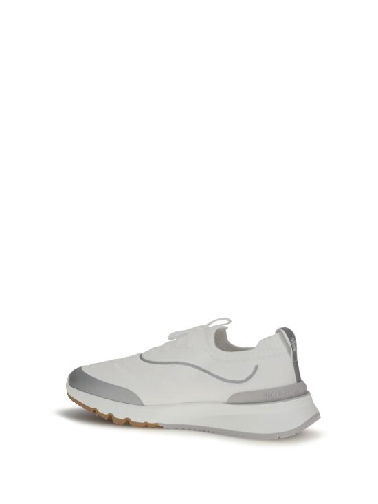 26SS 브루넬로 쿠치넬리 스니커즈 MZUAUFO340 WHITE - BRUNELLO CUCINELLI