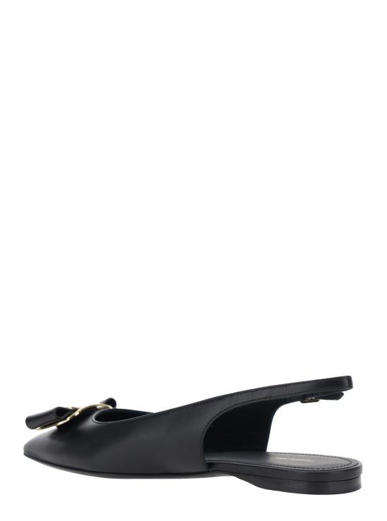 26SS 살바토레 페라가모 플랫 슈즈 01K914 BLACK - SALVATORE FERRAGAMO