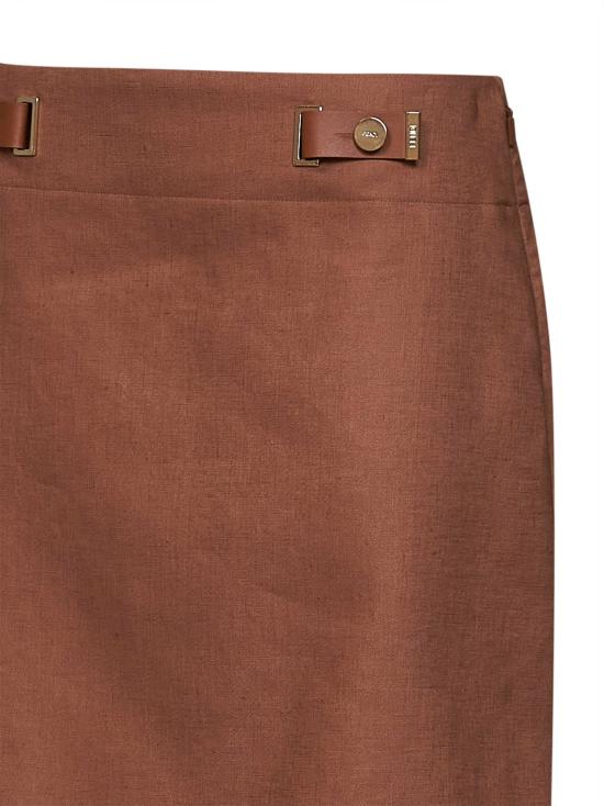 26FW 펜디 스커트 FQ7751AWAIF1WX4 BROWN - FENDI