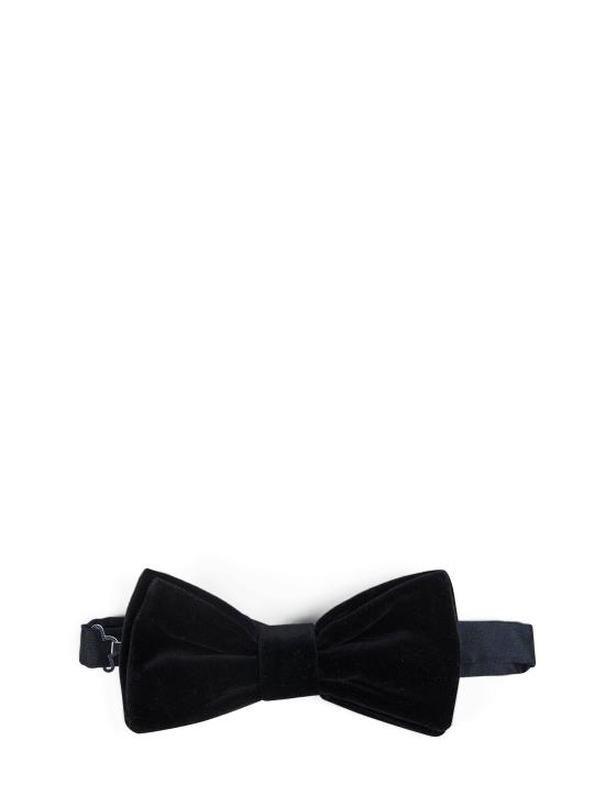 26FW 디40 넥타이 PAPILLONVELLUTONERO BLACK