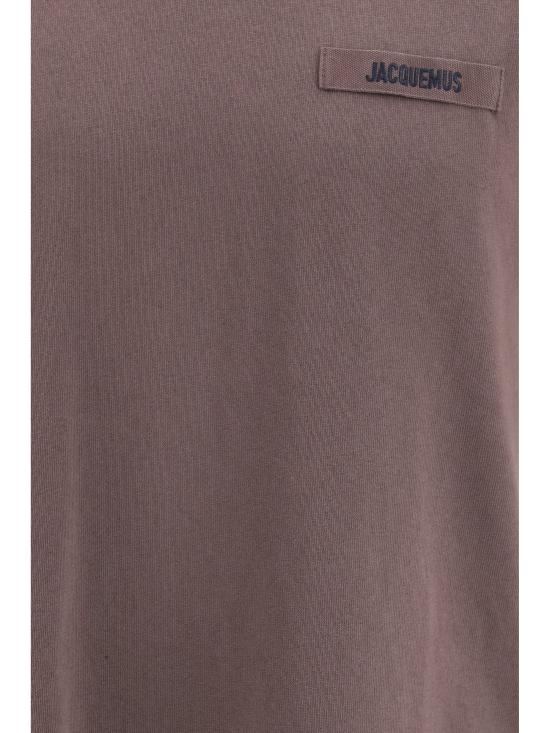 26FW 자크뮈스 그로그랭 로고 티셔츠 TSM00133AJ00226 BROWN - JACQUEMUS