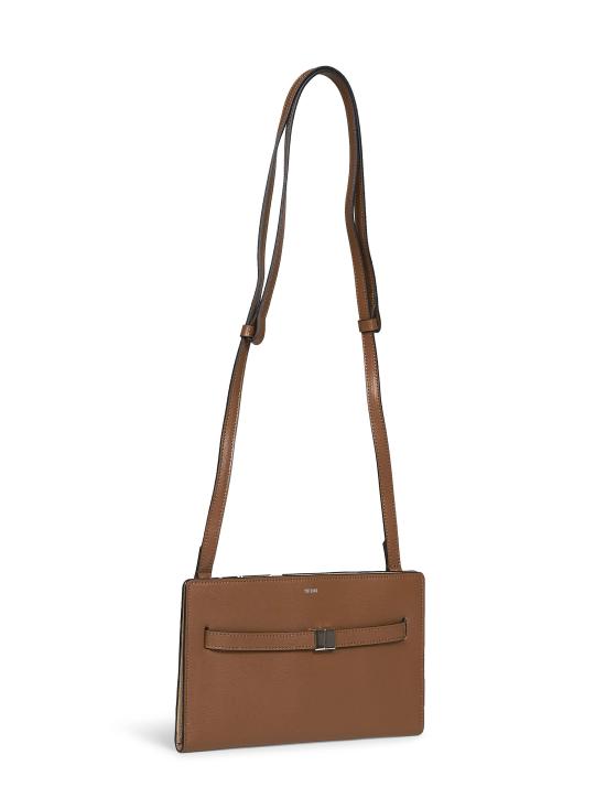 26FW 토템 벨티드 레더 크로스백 261WAM0052LE0025 379 BROWN - TOTEME