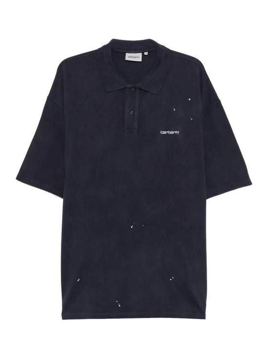 26FW 칼하트 폴로 티셔츠 I036856SPLATTER Dark Blue