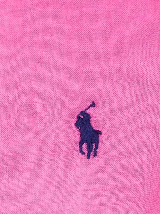 25FW 폴로 랄프로렌 포니 자수 리넨 셔츠 (211970730009) 211970730098504 PINK - POLO RALPH LAUREN