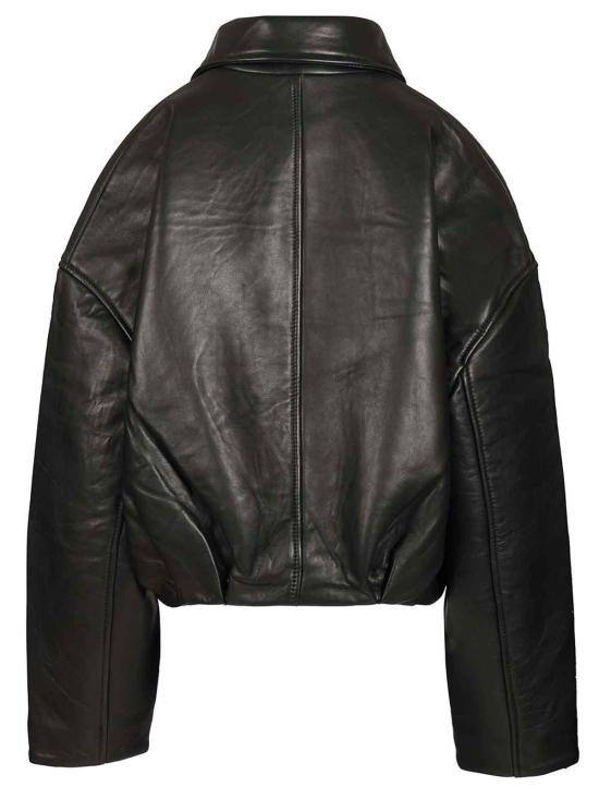26FW 로테이트 바이 크리스텐슨 가죽 자켓 116544000000 BLACK - ROTATE BY BIRGERCHRISTENSEN