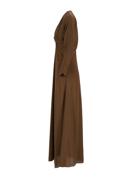 26FW 포르테포르테 롱 원피스 15089F50A6100 Brown - FORTE FORTE