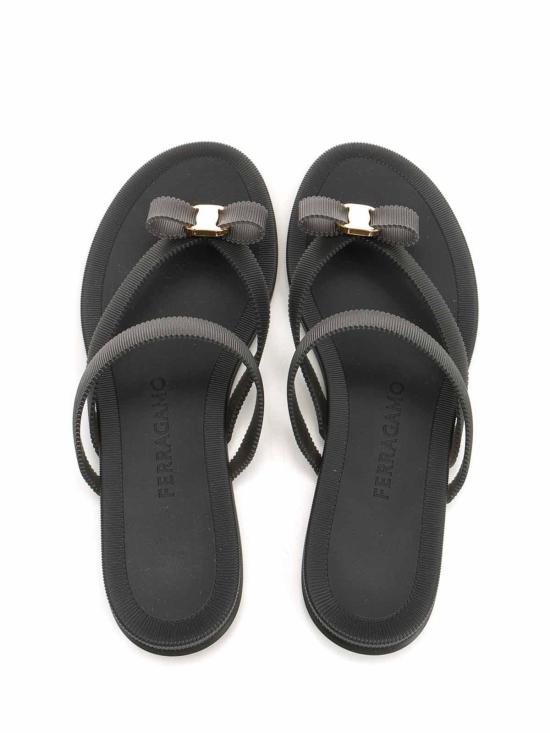 26FW 살바토레 페라가모 뮬/슬리퍼 01L859794396002 BLACK - SALVATORE FERRAGAMO