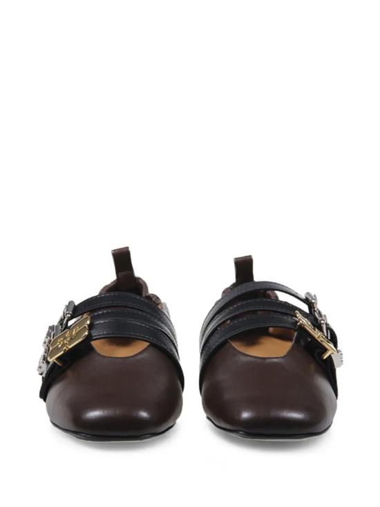 26FW 가니 플랫 슈즈 D1020001ZWX DARK BROWN - GANNI