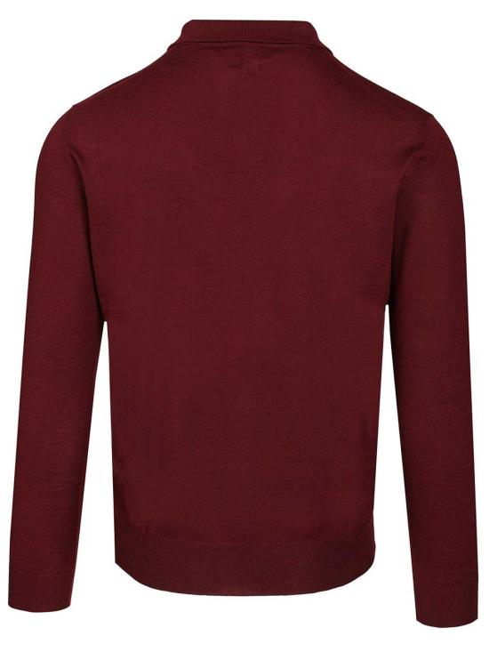 26FW 페델리 폴로 티셔츠 MU0L709121 Dark Red - FEDELI