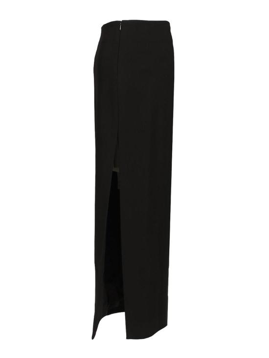 26FW 케이트 코튼 린넨 믹스 테이퍼드 팬츠 41924231200 BLACK - KHAITE