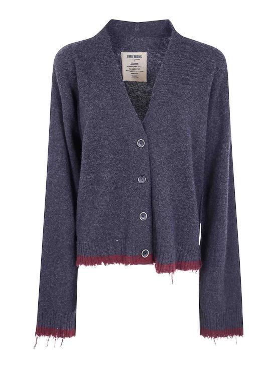 26FW 우마 왕 가디건 UK7156UW894 GREY