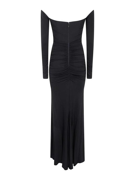 25FW 엘리자베타프랜치 롱 원피스 ABR1061E3110 BLACK - ELISABETTA FRANCHI