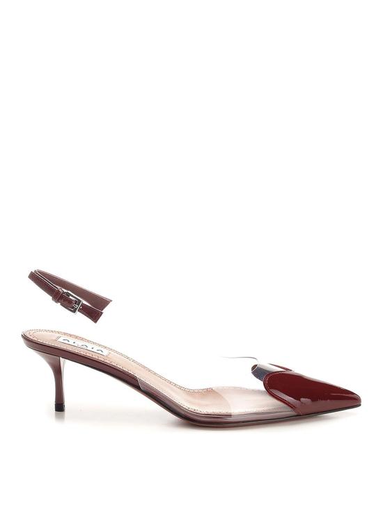 26FW 알라이아 샌들 AA3E057CK150325 DARK RED