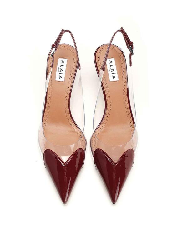 26FW 알라이아 샌들 AA3E057CK150325 DARK RED - ALAIA