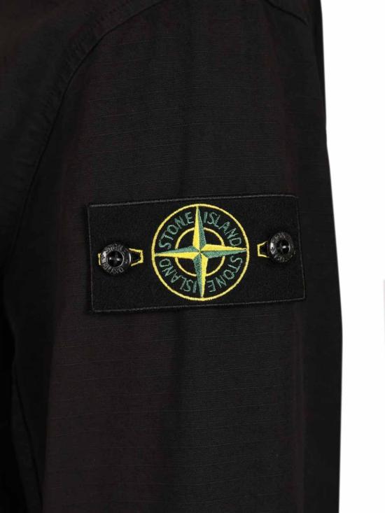 26FW 스톤 아일랜드 오가닉 코튼 립스톱 후드 오버셔츠 오가닉 코튼 립스톱 후드 오버셔츠 L2S151200011S0211V0029 - STONE ISLAND