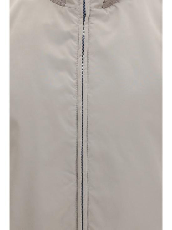 26SS 브루넬로 쿠치넬리 가공 나일론 웨이스트코트 MM4796584 BROWN - BRUNELLO CUCINELLI