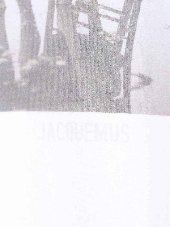 26FW 자크뮈스 반팔 티셔츠 26HTSU00350AJ002891OR White - JACQUEMUS