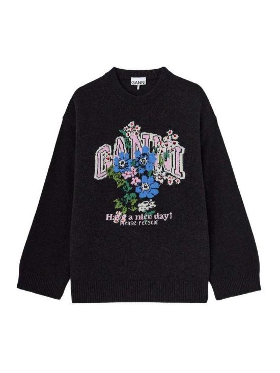 26FW 가니 탑 A1150054252 Black