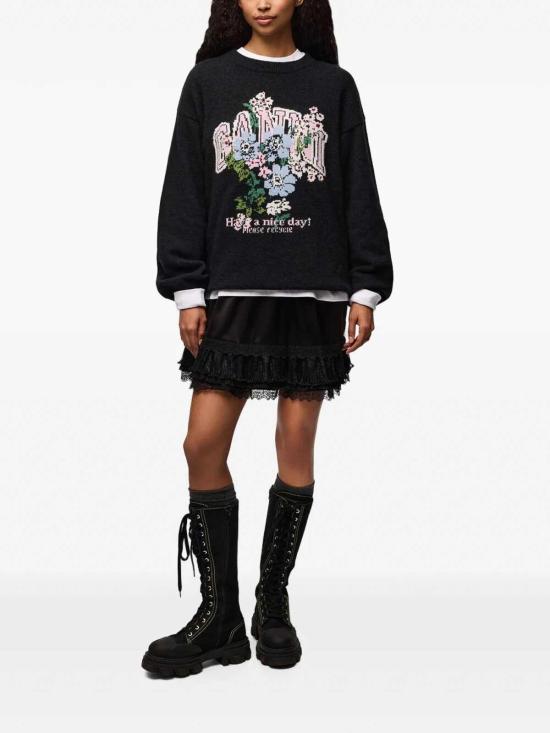 26FW 가니 탑 A1150054252 Black - GANNI