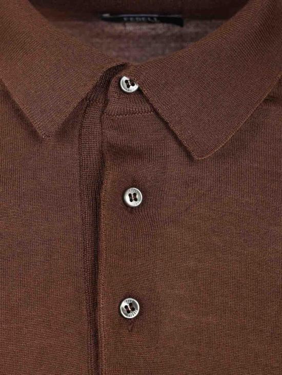 26FW 페델리 폴로 티셔츠 MU0L7091113 Brown - FEDELI