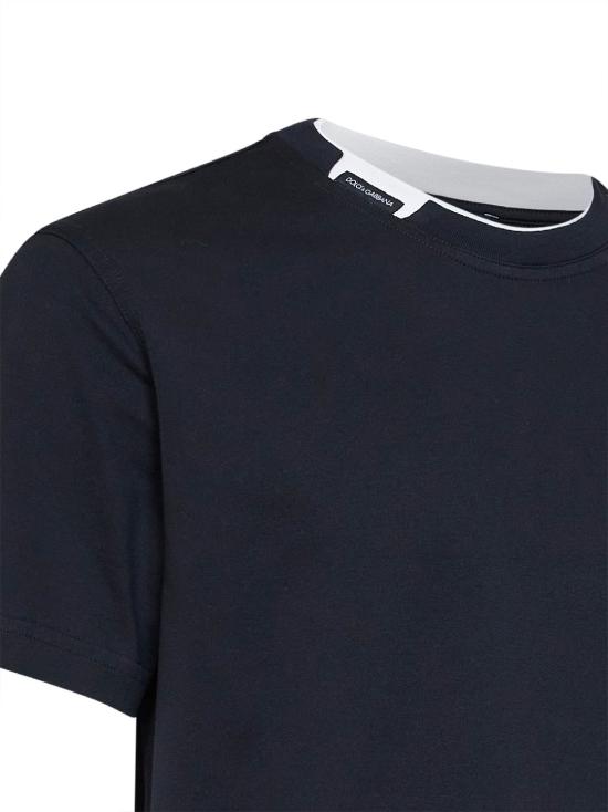 26FW 돌체앤가바나 탑 G8TW5TFU7EQB0665 NAVY - DOLCE & GABBANA