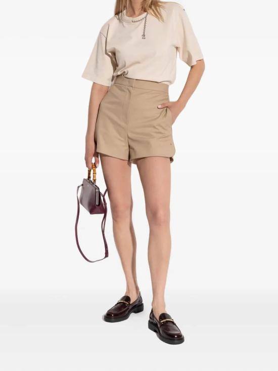 25FW 스포트막스 반팔 티셔츠 252295E20 BEIGE - SPORTMAX