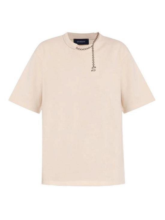 25FW 스포트막스 반팔 티셔츠 252295E20 BEIGE