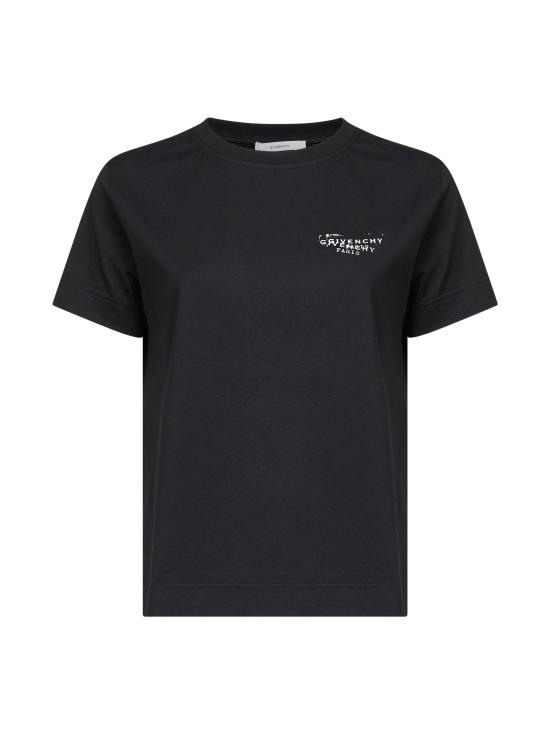26SS 지방시 폴로 티셔츠 BW70FJP7A7001 BLACK