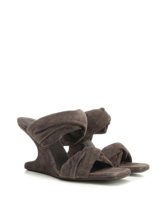 26FW 릭 오웬스 뮬/슬리퍼 RP02F5803LVS84 BROWN - RICK OWENS