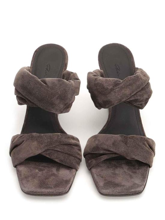 26FW 릭 오웬스 뮬/슬리퍼 RP02F5803LVS84 BROWN - RICK OWENS