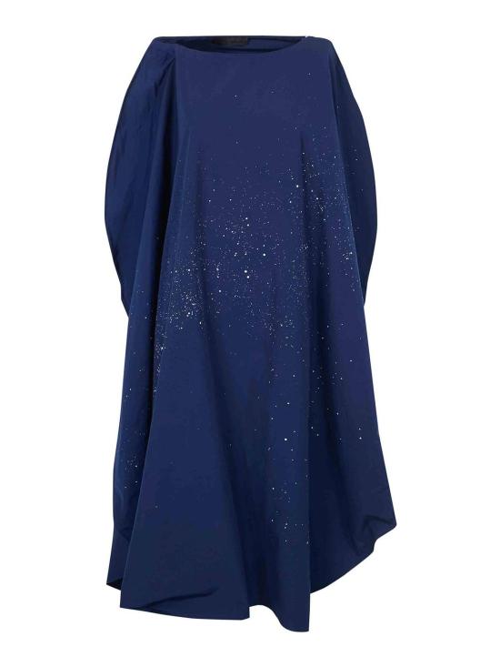 25FW 마리아 칼데라라 미디 스커트 V528HU7NIGHT BLUE