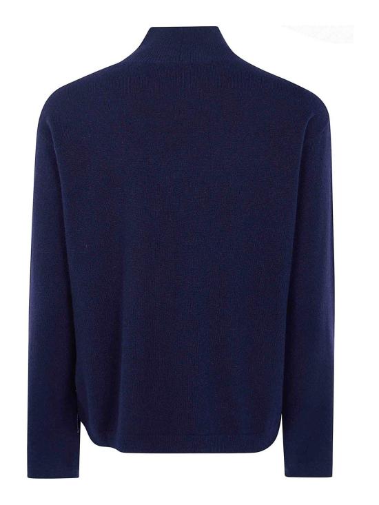 26FW 파비아나 필리피 터틀넥 MAD216F372M2815146 Blue - FABIANA FILIPPI