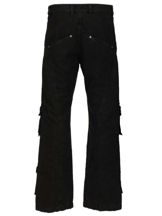 26SS 오프화이트 스트레이트 팬츠 OMCF04IS26FAB0010001 Black - OFF WHITE