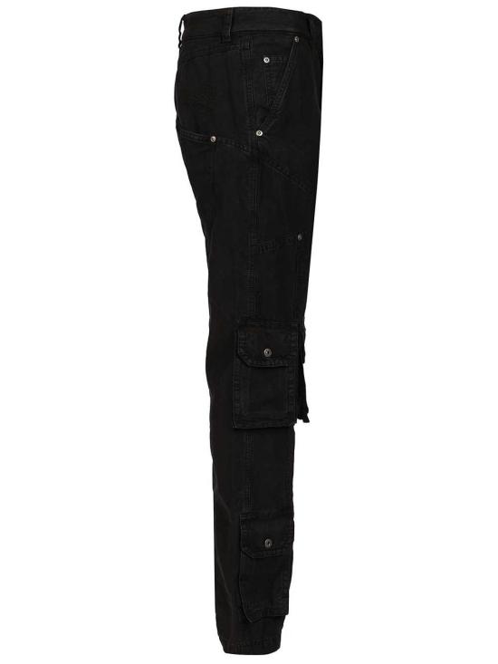 26SS 오프화이트 스트레이트 팬츠 OMCF04IS26FAB0010001 Black - OFF WHITE