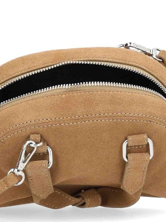 26FW 디젤 1DR 돔 스웨이드 미니 볼링백 X10720P9026T2169 BROWN - DIESEL