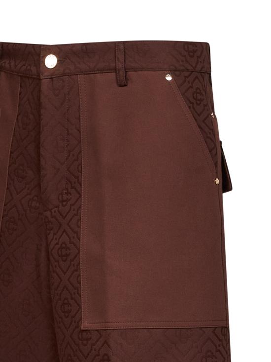 26FW 카사블랑카 숏팬츠 MPF26TR45101 DARKBROWN - CASABLANCA