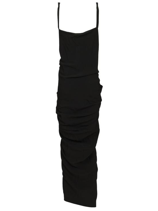 26FW 릭 오웬스 롱 원피스 RP02F5561HY09 Black - RICK OWENS