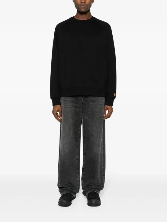 26FW 칼하트 체이스 스웨트셔츠 I033660BLACKGOLD - CARHARTT