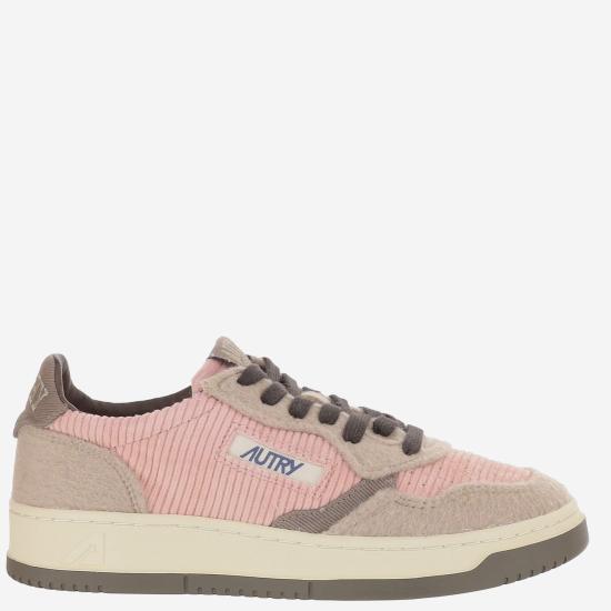 26FW 오트리 메달리스트 로우 레더 스니커즈 AULWV101 PINK - AUTRY