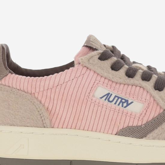 26FW 오트리 메달리스트 로우 레더 스니커즈 AULWV101 PINK - AUTRY